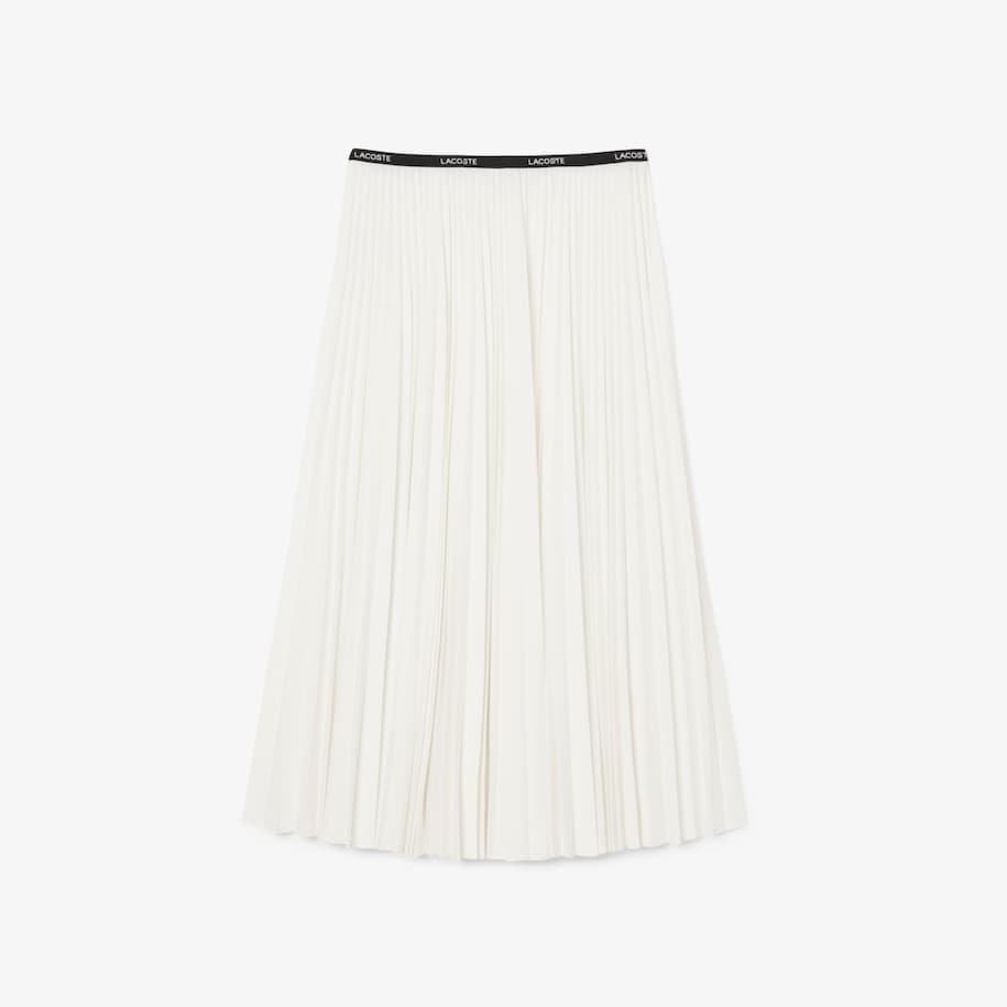 Long Pleated Elasticated Waist Skirt image number 3