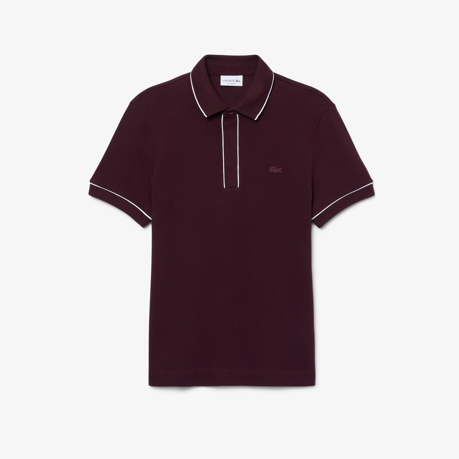 Regular Fit Paris Stretch Piqu&eacute; Polo Shirt image number 3