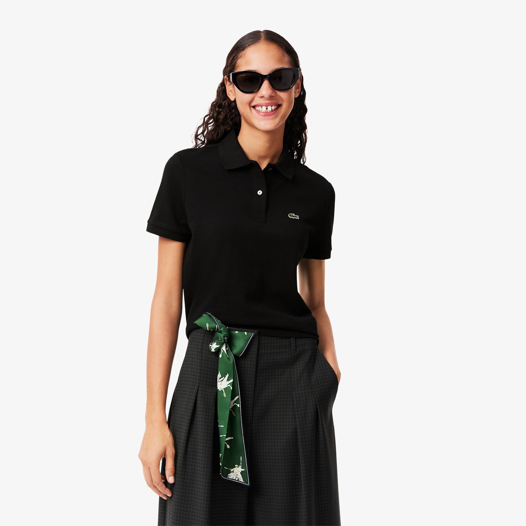 Women's Lacoste Regular Fit Soft Cotton Petit Piqu&eacute; Polo Shirt image number 0