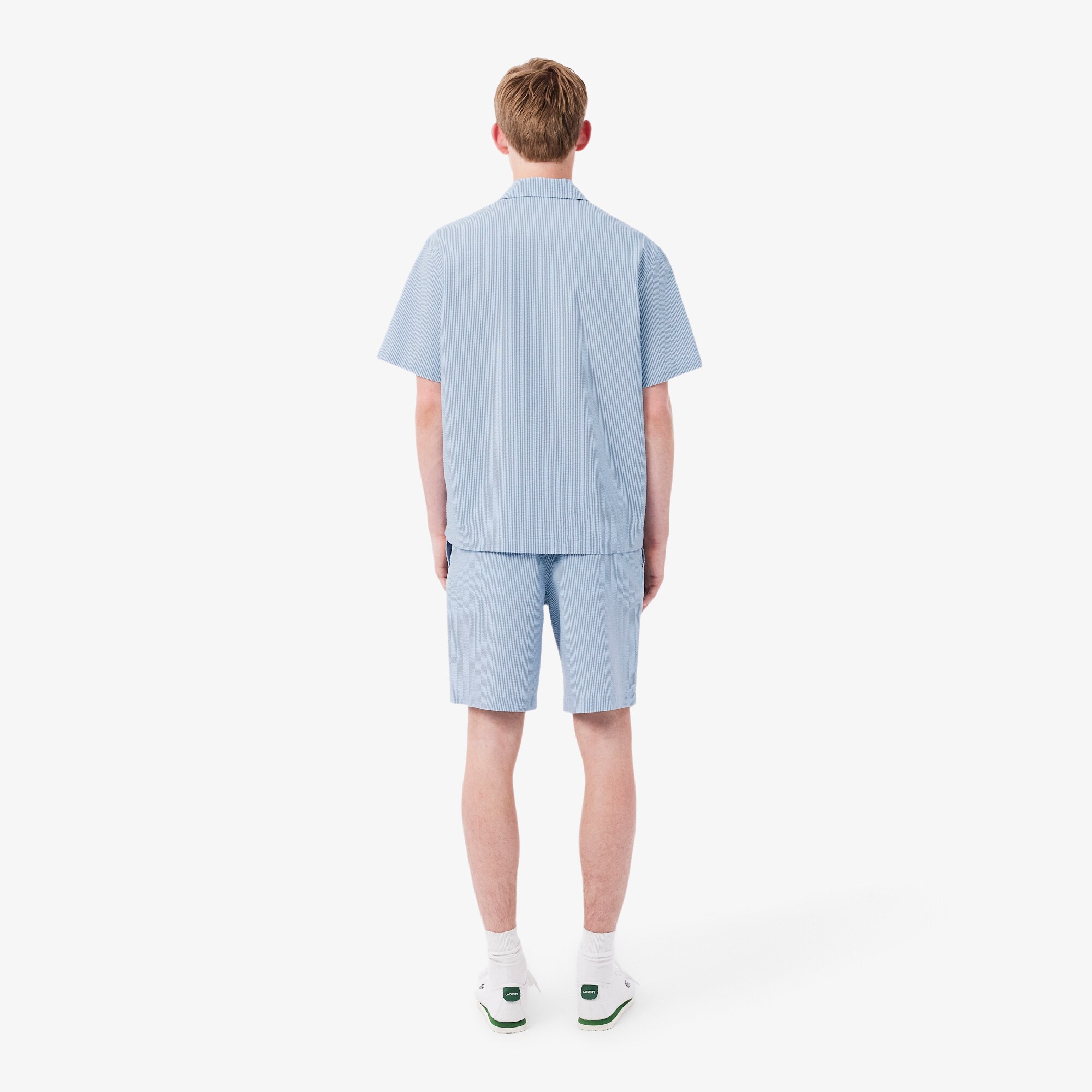 Cotton Seersucker Shorts image number 2