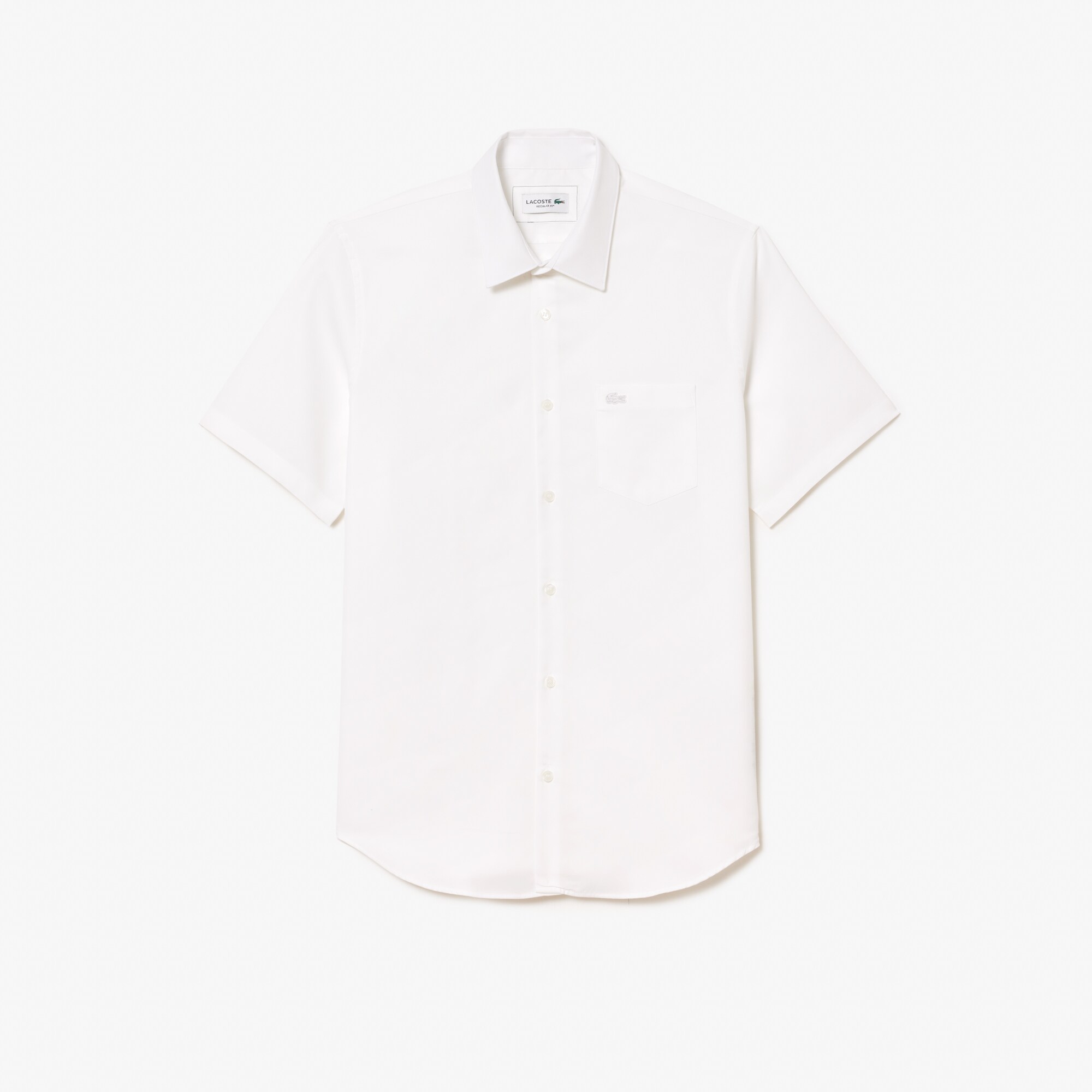 Men's Regular Fit Solid Cotton Shirt image number 4