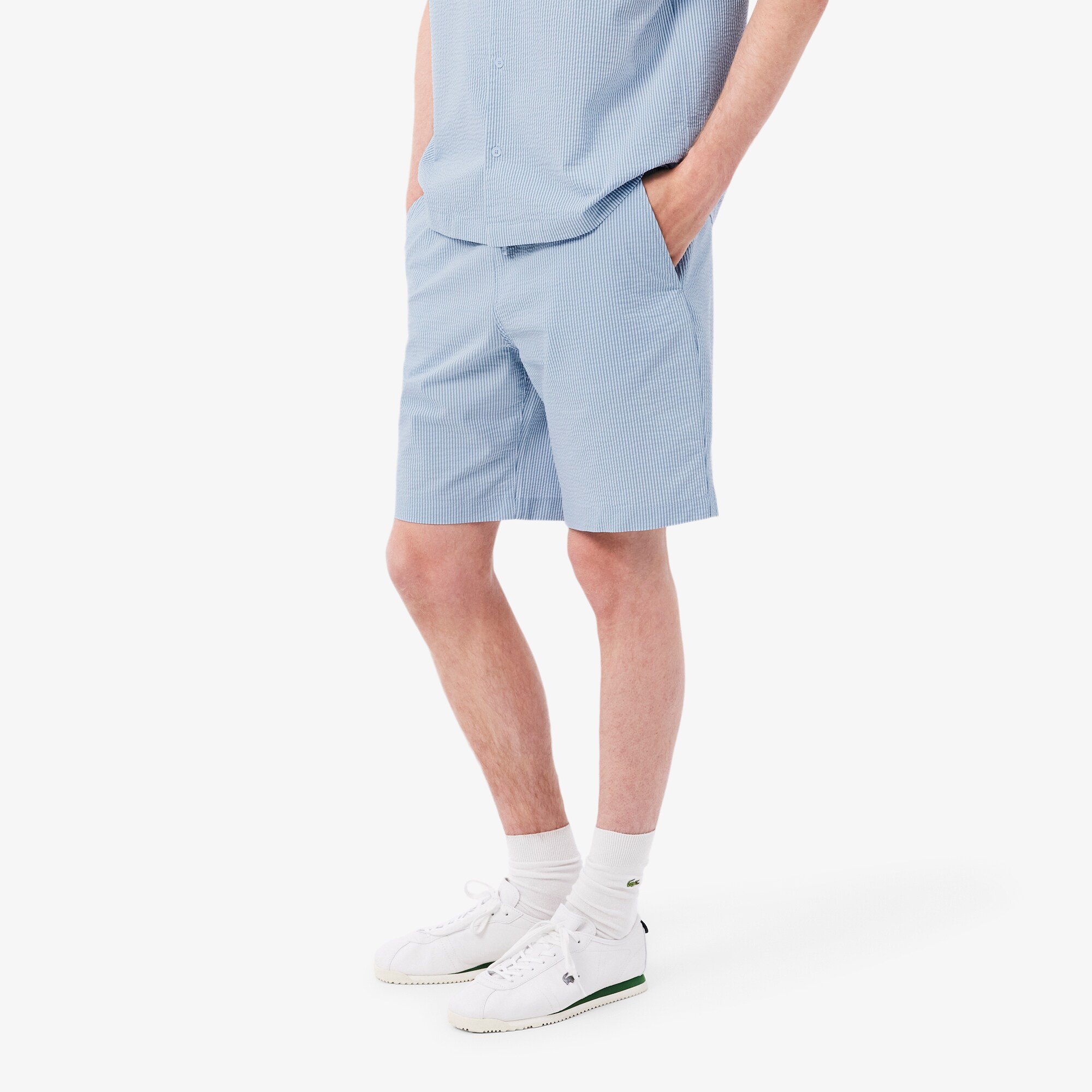 Cotton Seersucker Shorts image number 1