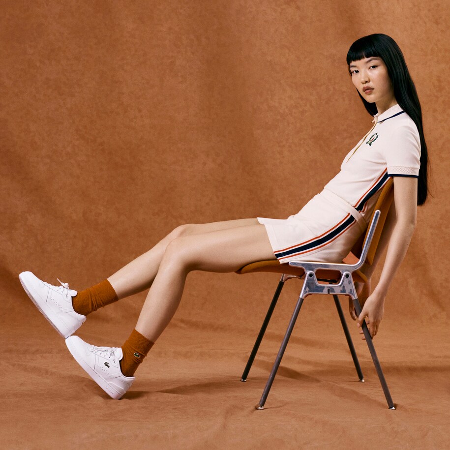 Women's T-Clip Set Leather Sneakers image number 6