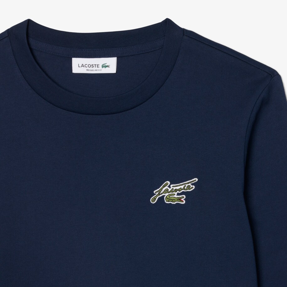 Regular Fit Long Sleeved Cotton T-shirt image number 4