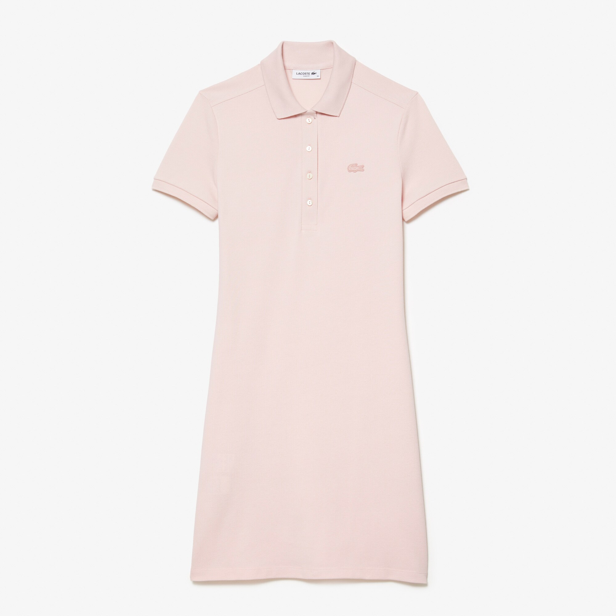 Slim Fit Stretch Mini Piqu&eacute; Polo Dress image number 3