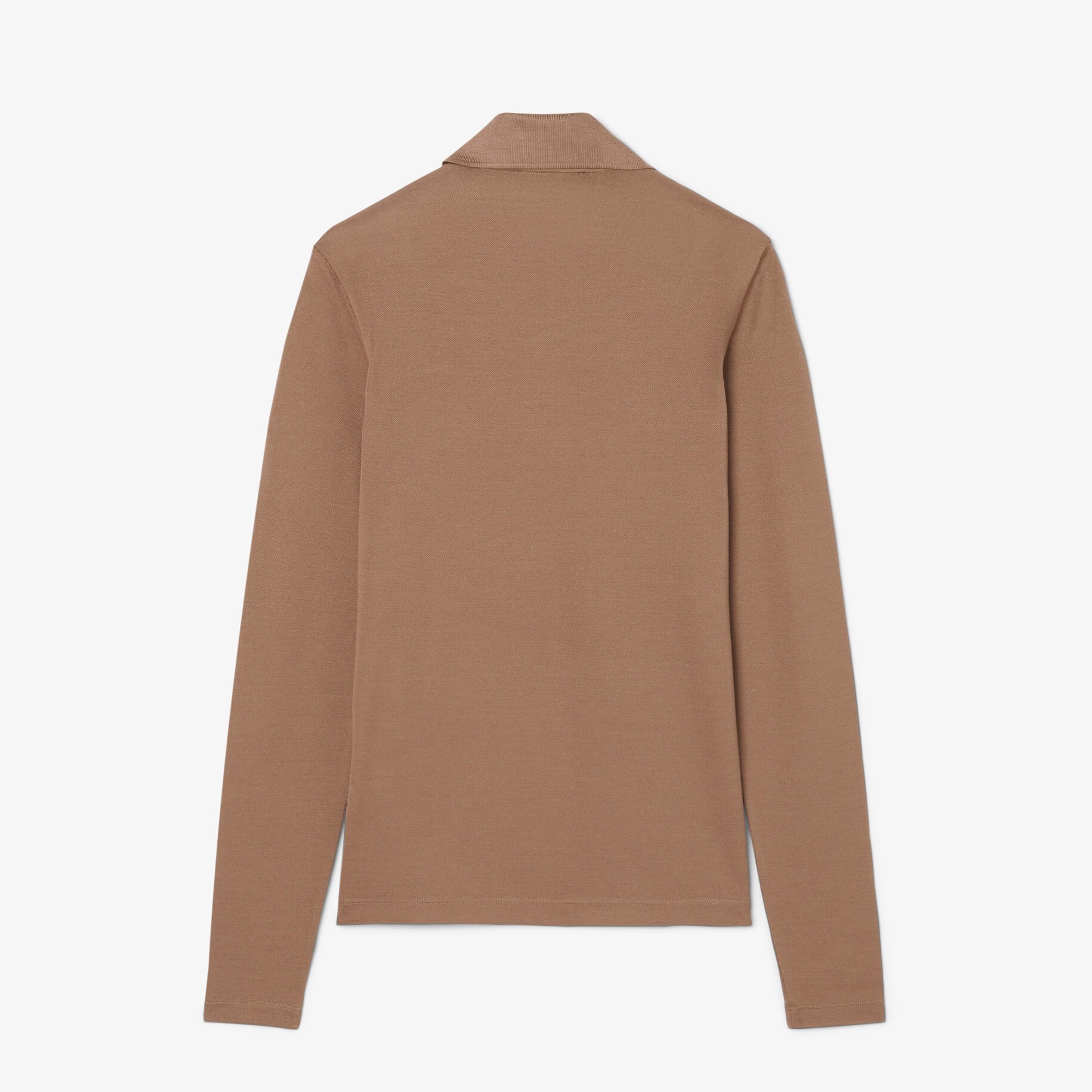 Runway Slim Fit Long Silk Sleeved Polo Shirt image number 4