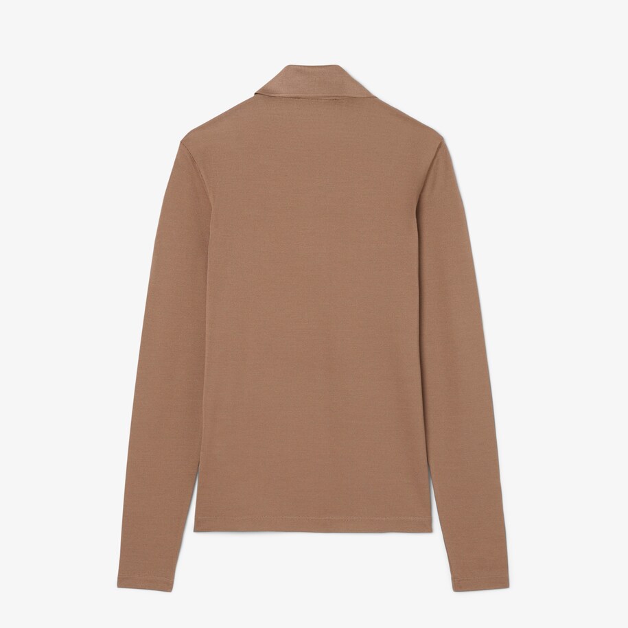 Runway Slim Fit Long Silk Sleeved Polo Shirt image number 4