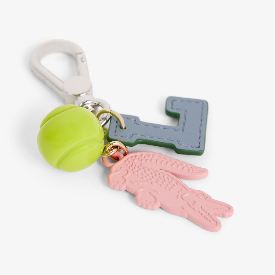 Tennis Ball Crocodile L Charms Key Ring image number 1
