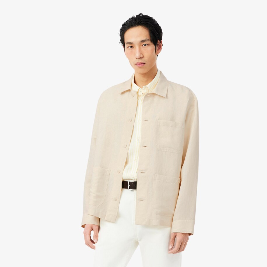 Linen Blend Overshirt image number 0