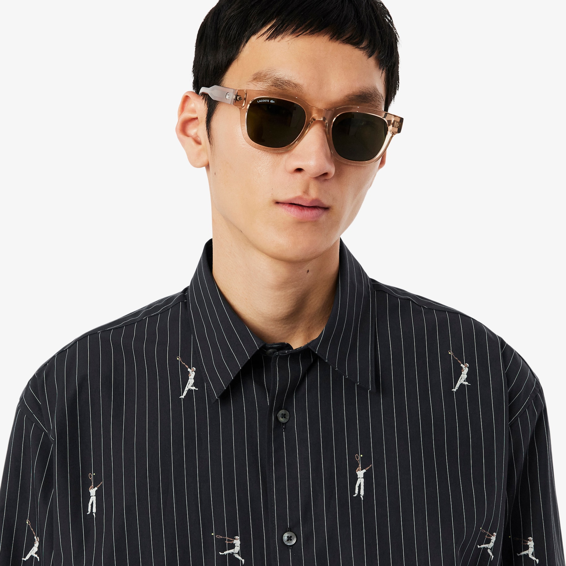 Relaxed Fit Embroidered Cotton Shirt image number 1