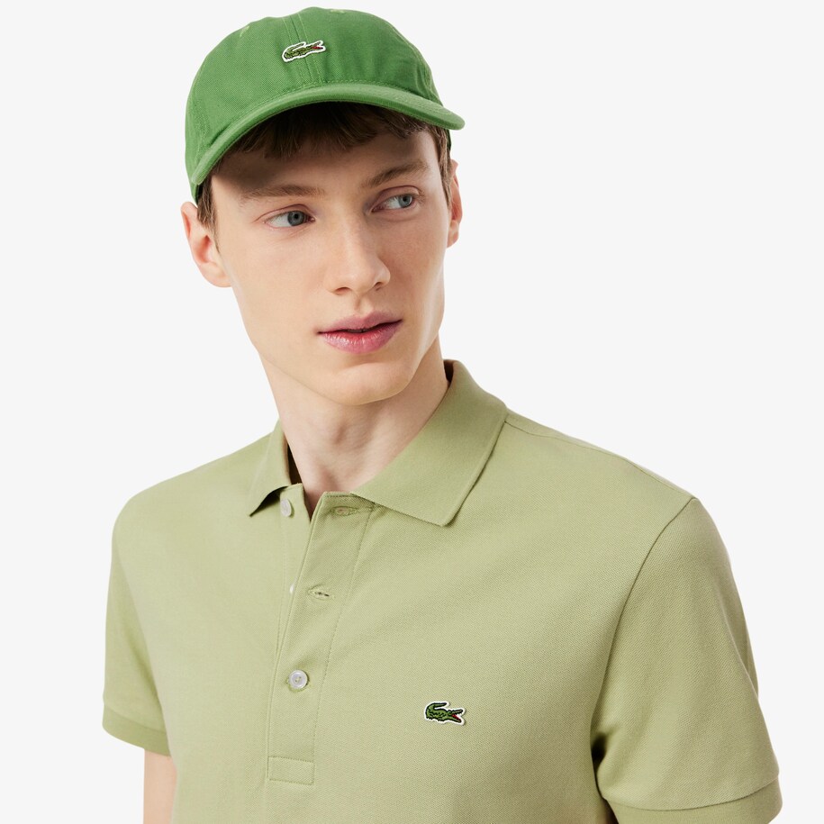 Slim Fit Stretch Piqu&eacute; Polo Shirt image number 1