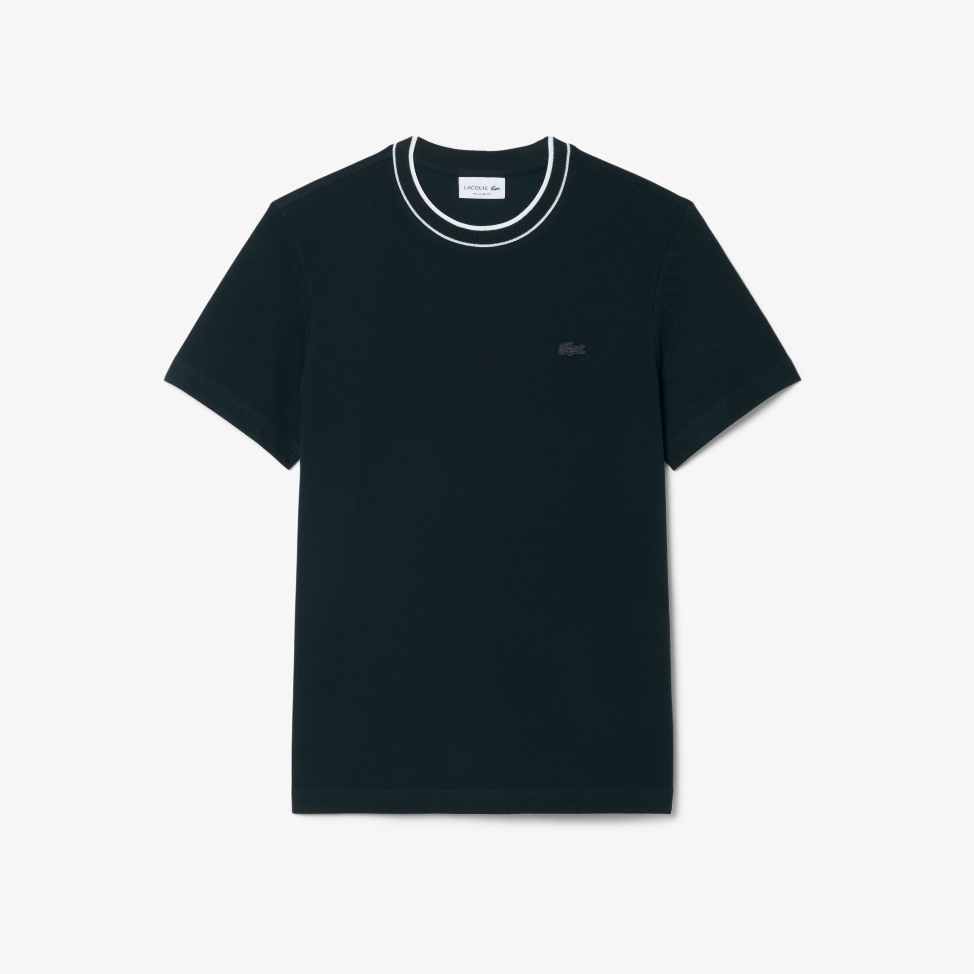 Stretch Piqu&eacute; Stripe Collar T-shirt image number 3