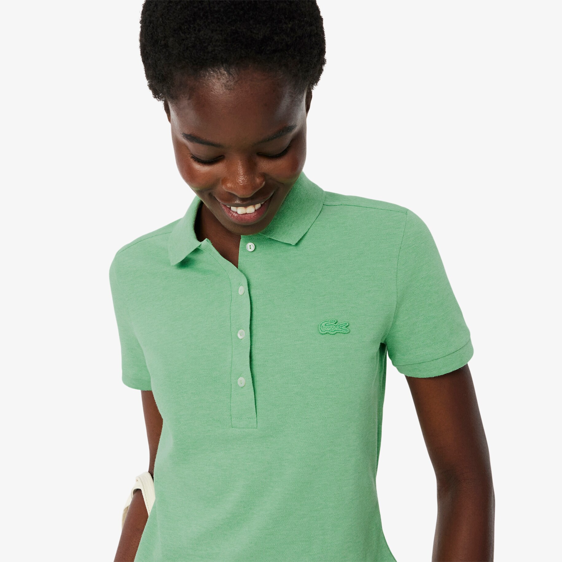 L.12.D Slim Fit Stretch Mini Piqu&eacute; Polo Shirt image number 1